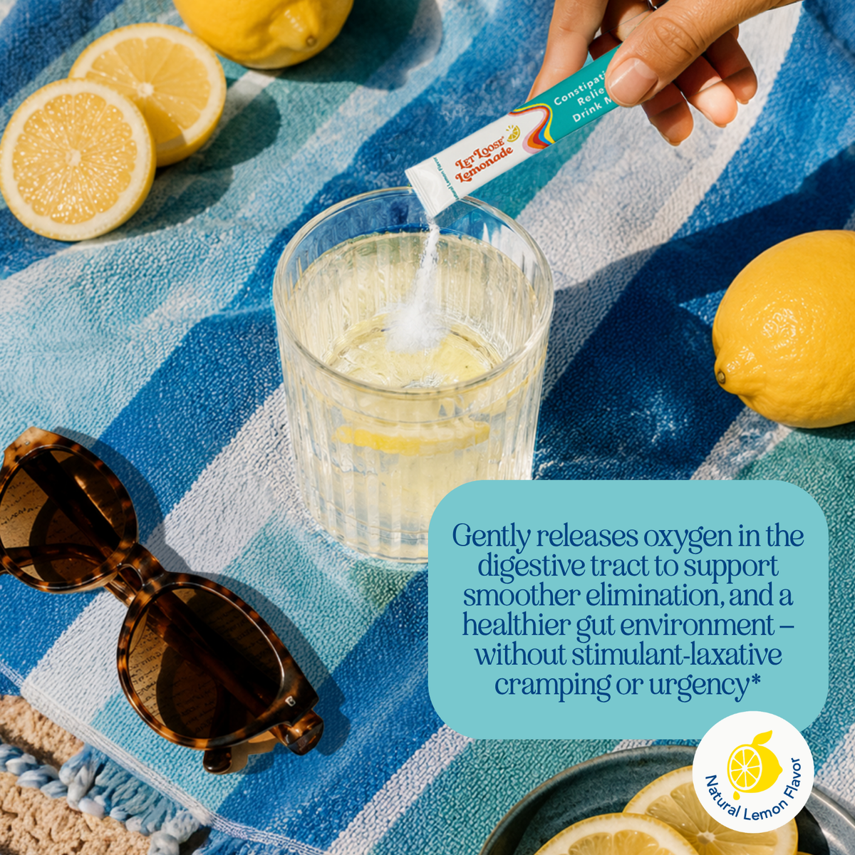 Let Loose Lemonade Constipation Relief Drink Mix
