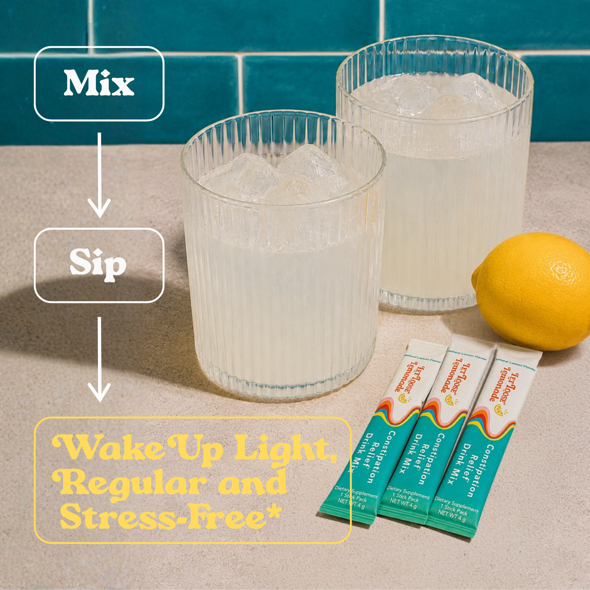 Let Loose Lemonade Constipation Relief Drink Mix