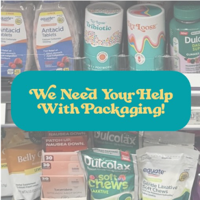 Instagram reel asking for packaging help