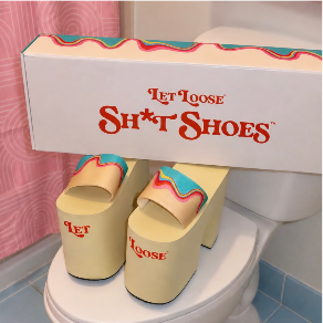 Instagram post about SH*T SHOES return